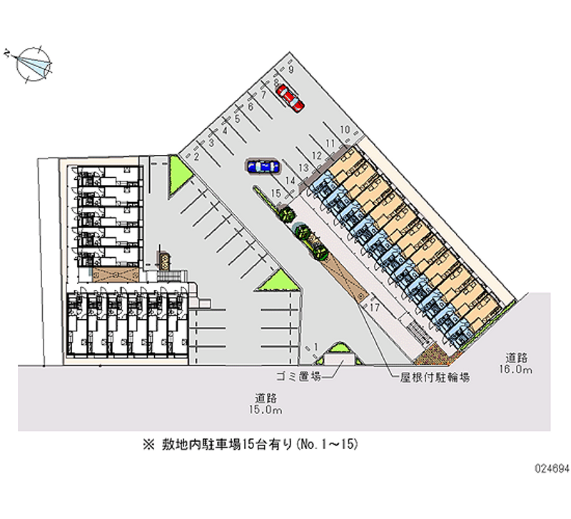 24694 Monthly parking lot