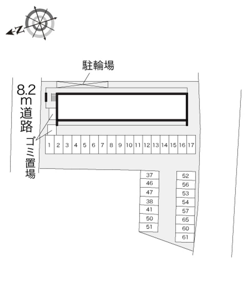レオパレスドミール 配置図
