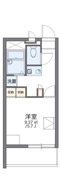 レオパレスクリア神野 間取り図