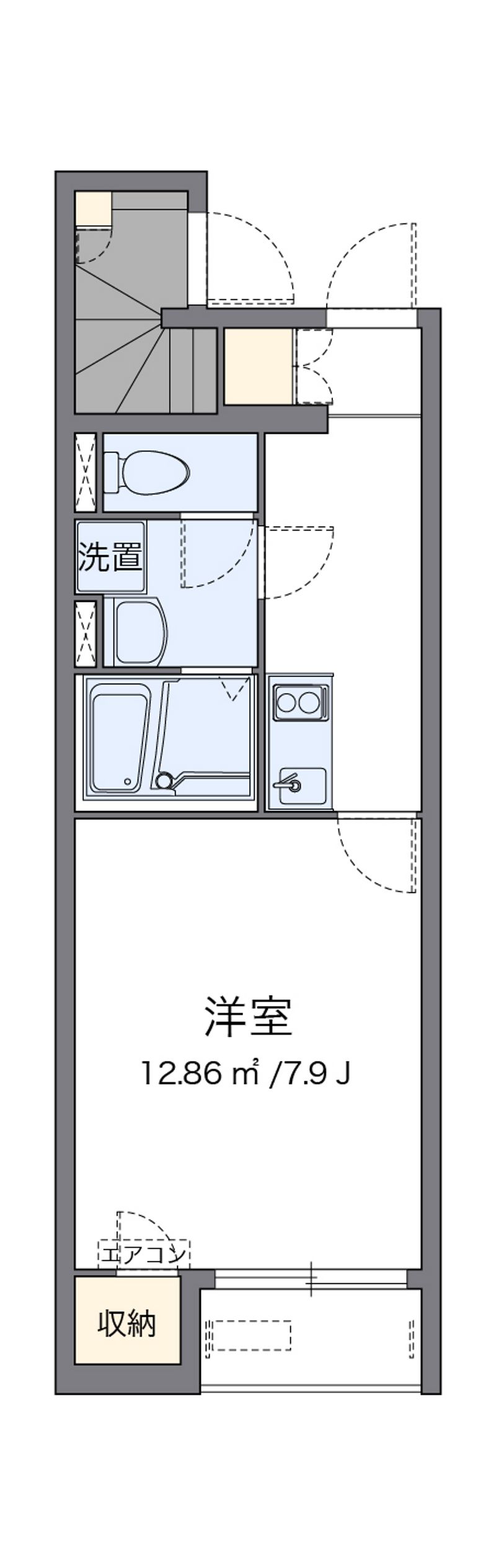 クレイノＡＺＵＭＩ 間取り