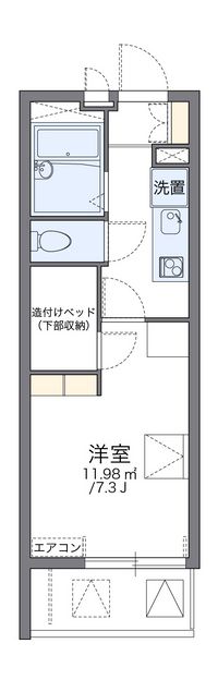 レオパレスヴィラソーレ 間取り図