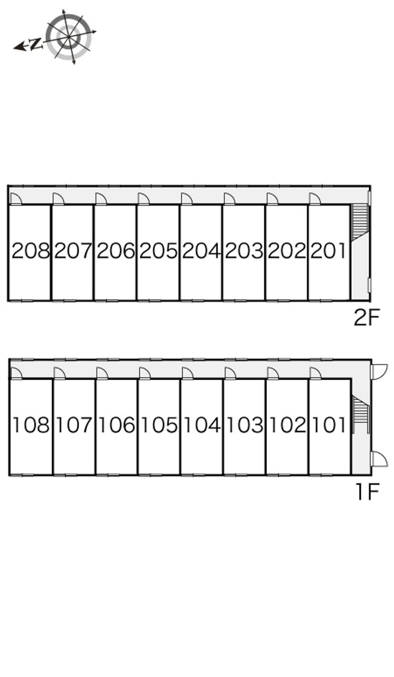 レオパレスセヴィル 間取り配置図