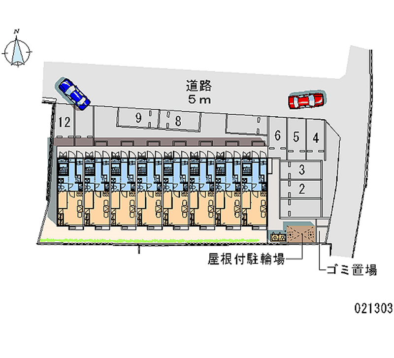 21303 Monthly parking lot