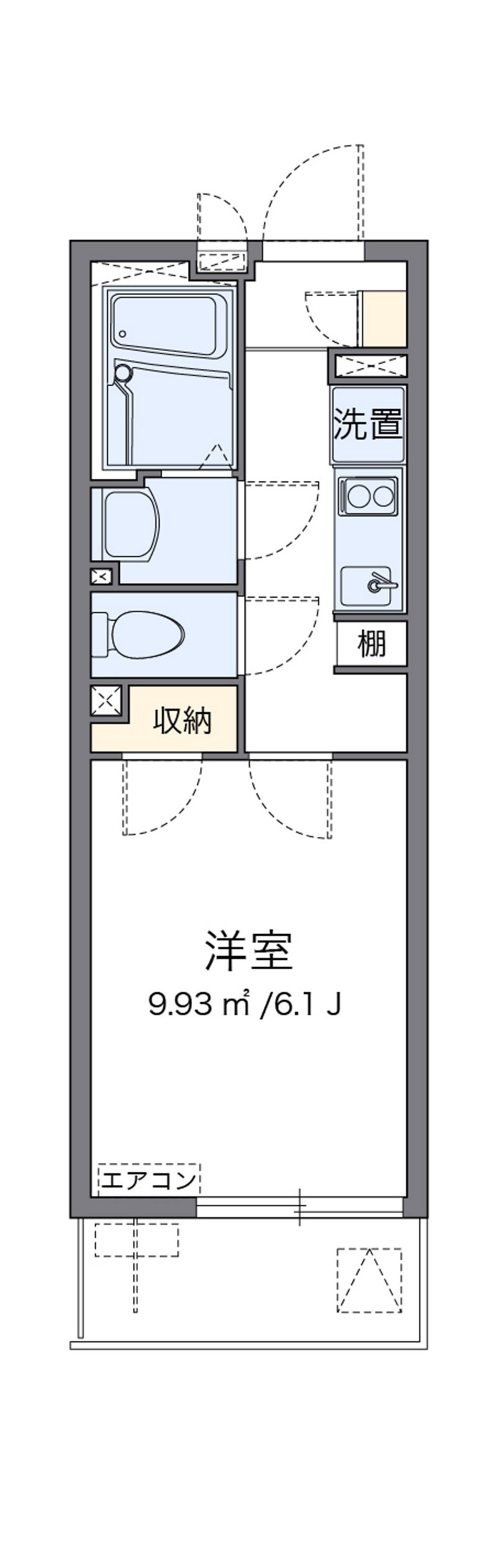 クレイノボナール 間取図