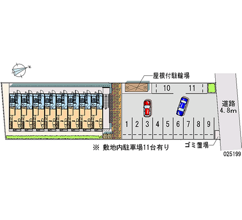 レオパレスマ　メゾン 月極駐車場