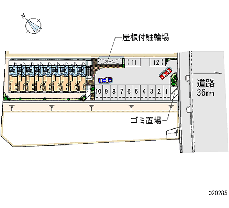 20285 Monthly parking lot