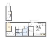 レオパレス日野 間取り図