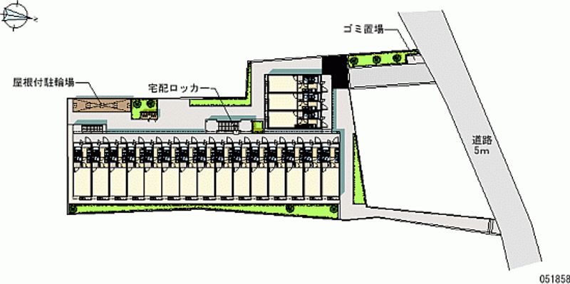 レオパレスマインリーベ 区画図