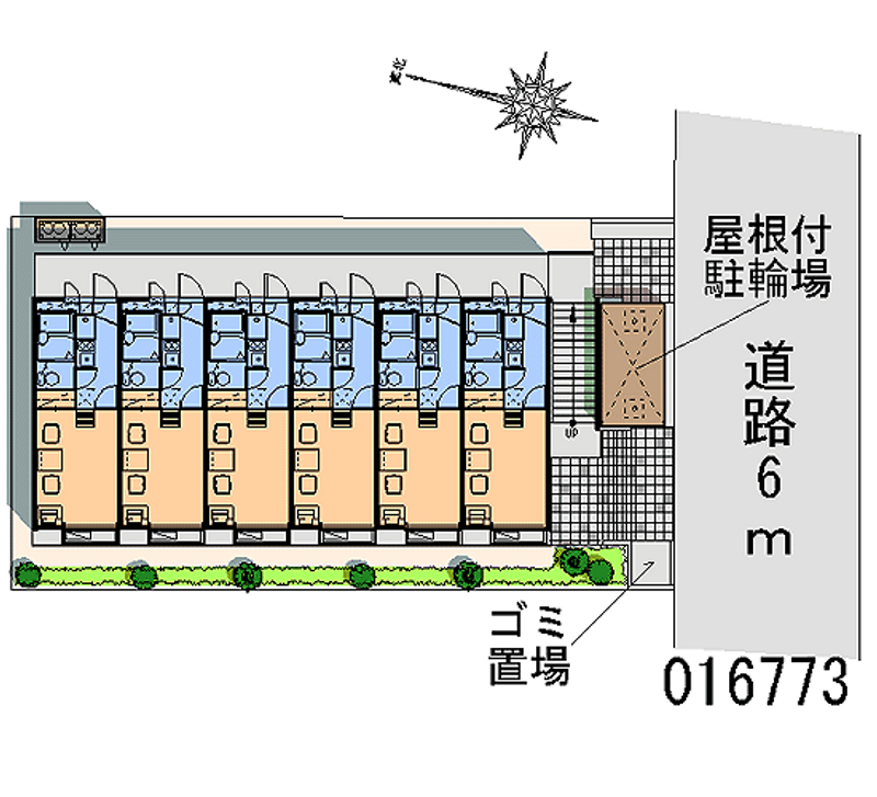 レオパレスソフィア湘南 区画図