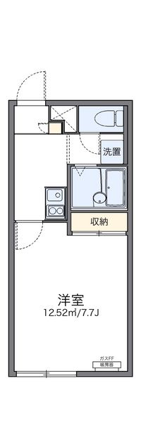 レオパレス三共２２ 間取り図