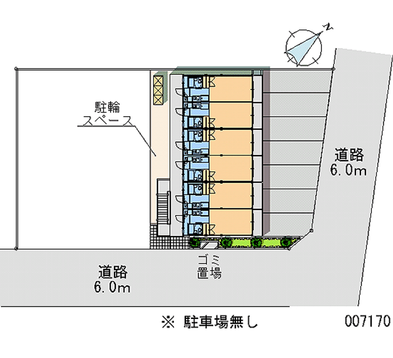 レオパレスアヴィオンⅡ 区画図