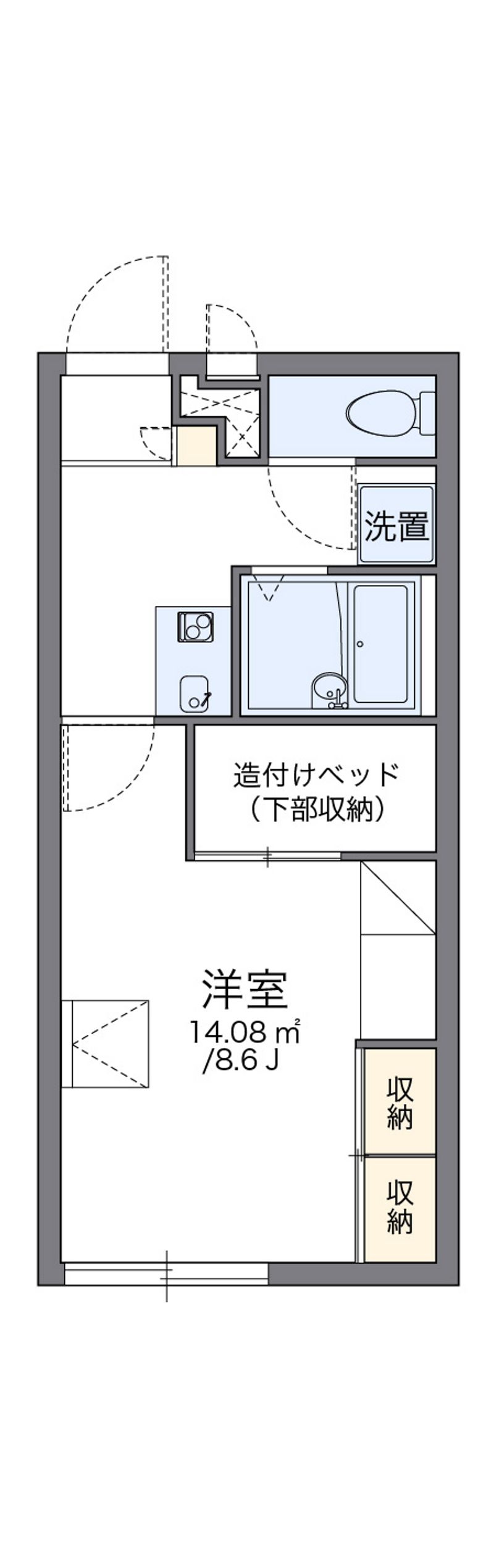 レオパレス六甲北二番館 間取図
