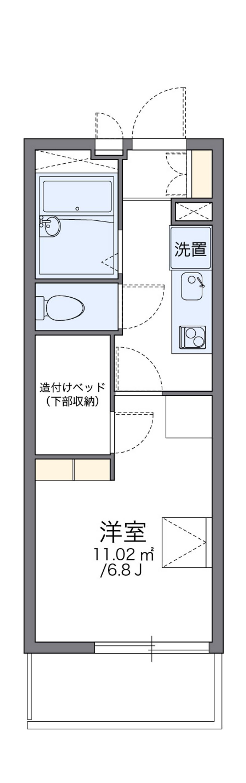 レオパレス青渓 間取り