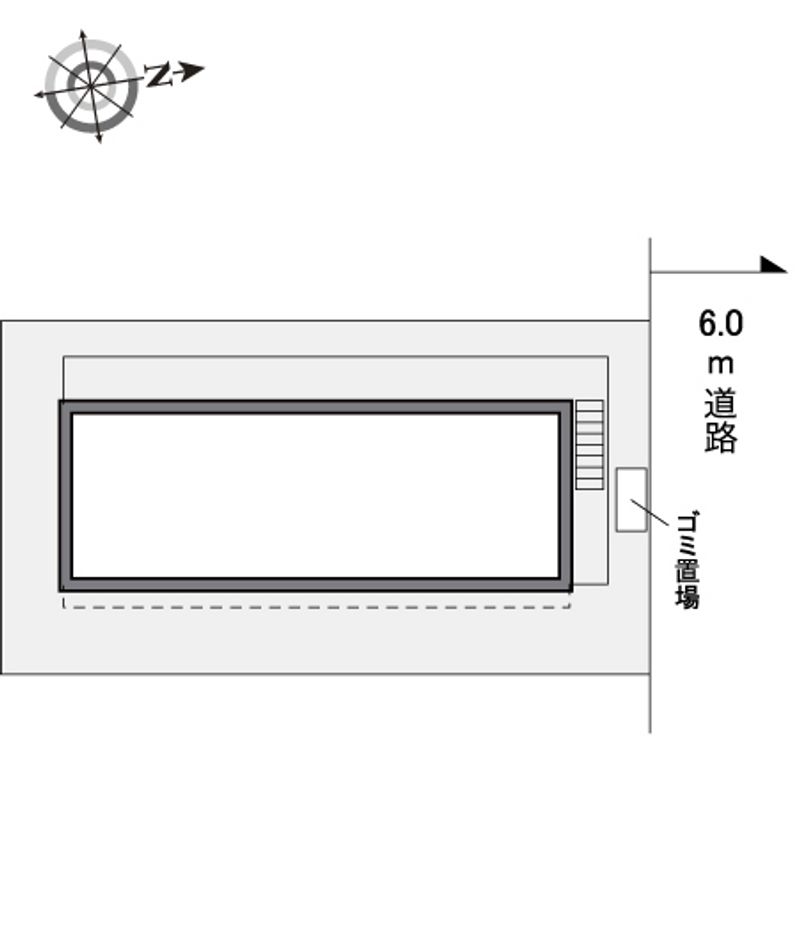 レオパレスグリーンピア 配置図
