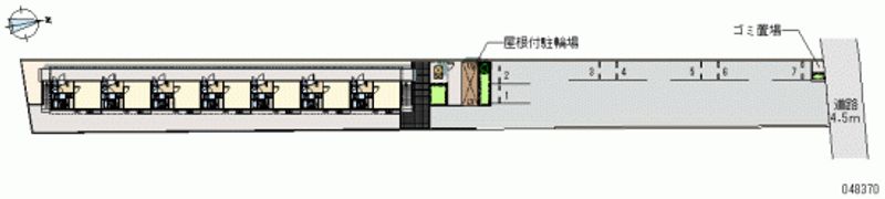 レオパレス石田森南 月極駐車場