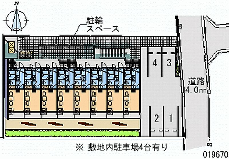 レオパレスＭＳ 月極駐車場