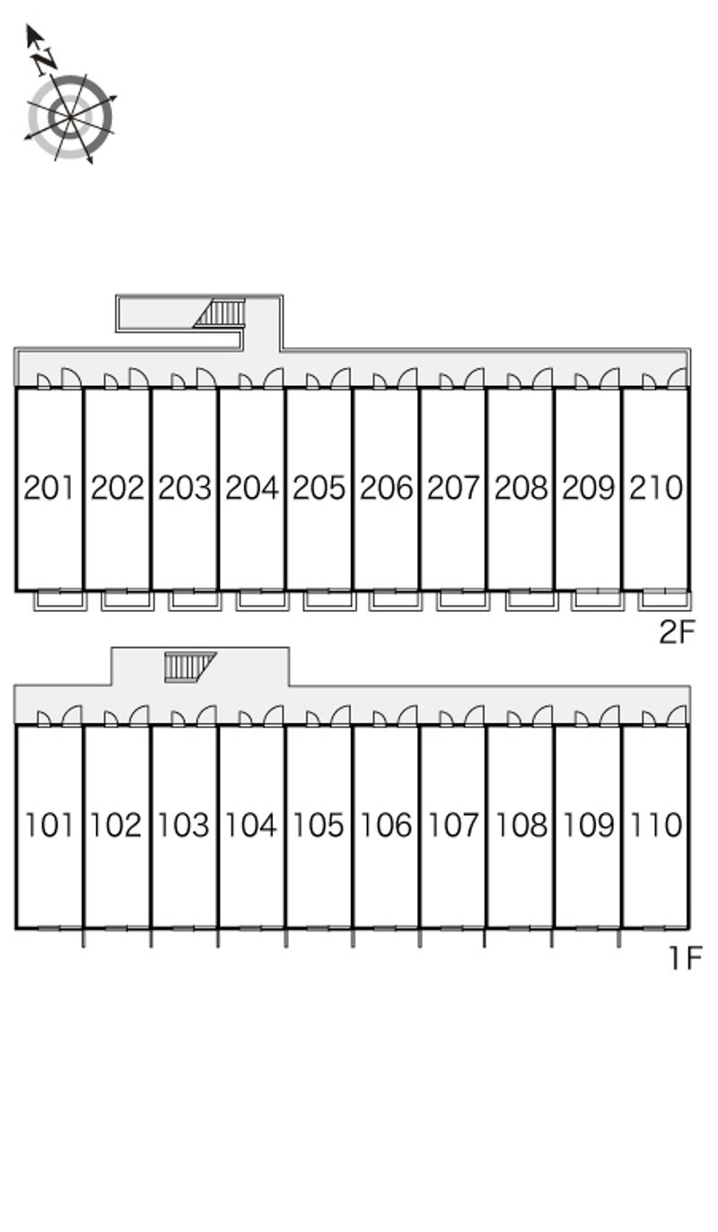 レオパレスカメリアコート 間取り配置図