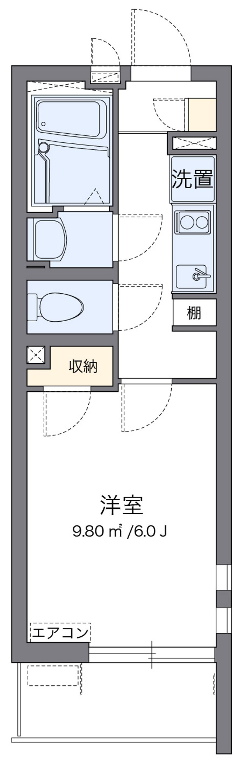 クレイノフローラ奥戸 間取り