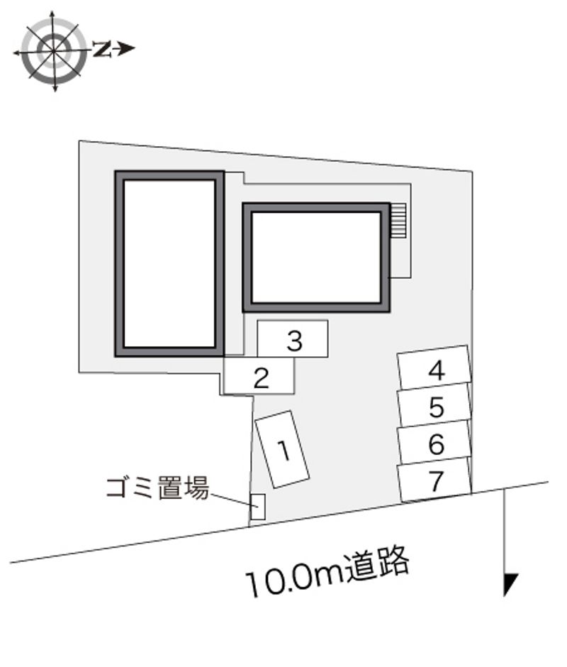 レオパレスＭＩＮＴＯＮ 駐車場