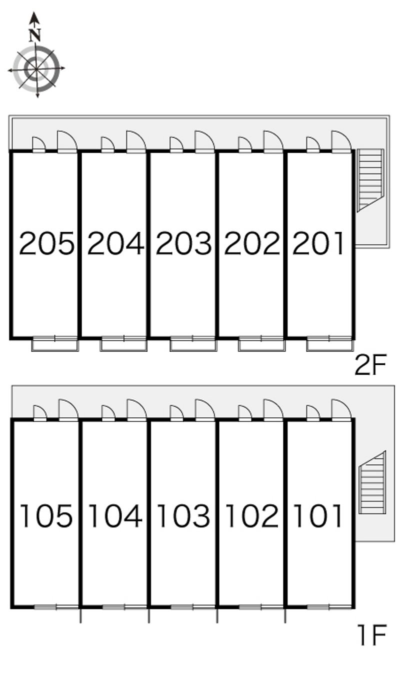 レオパレスルーチェ 間取り配置図