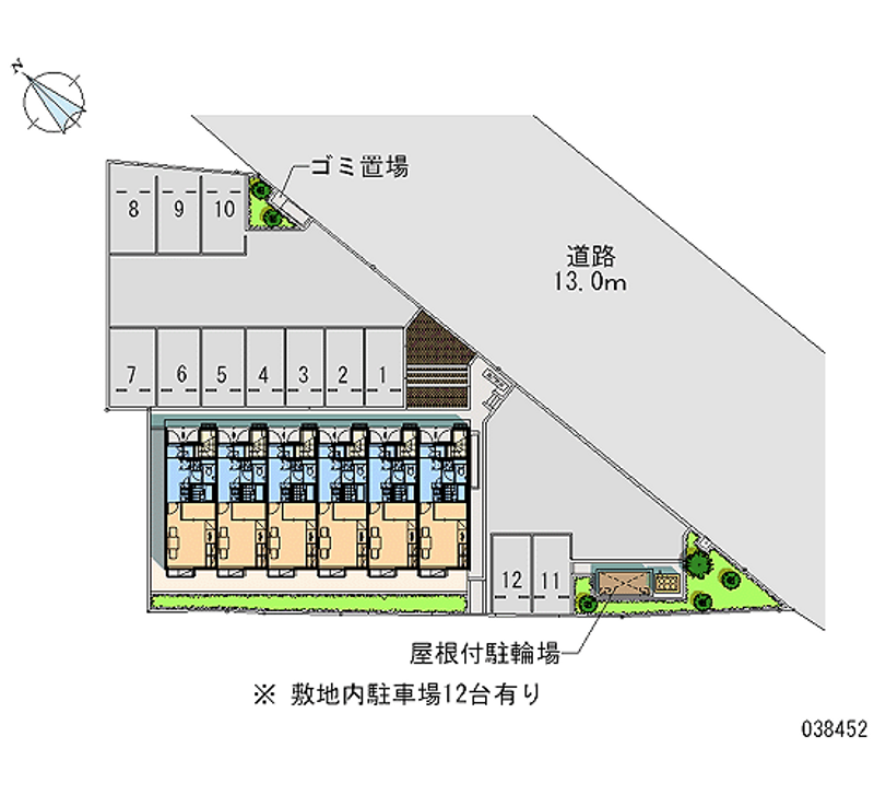 レオパレス小島 月極駐車場