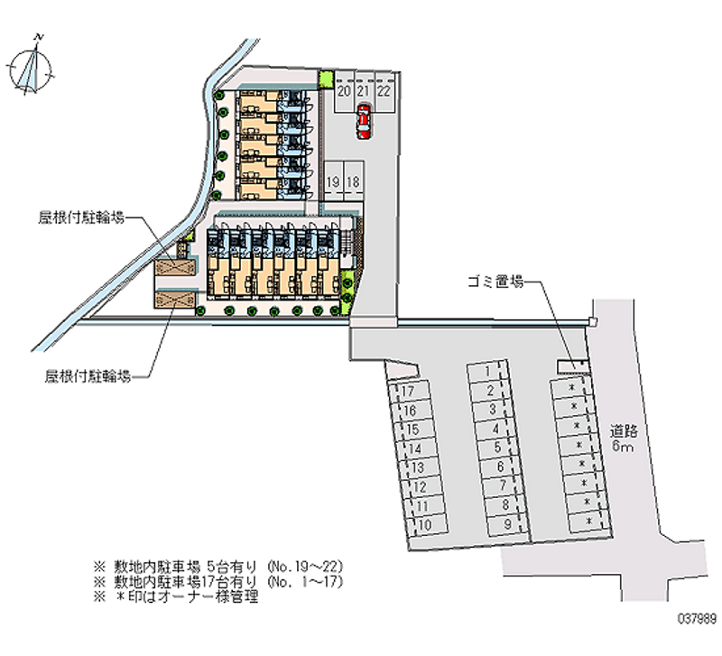 レオパレスサンフィールド篠栗Ⅲ 月極駐車場