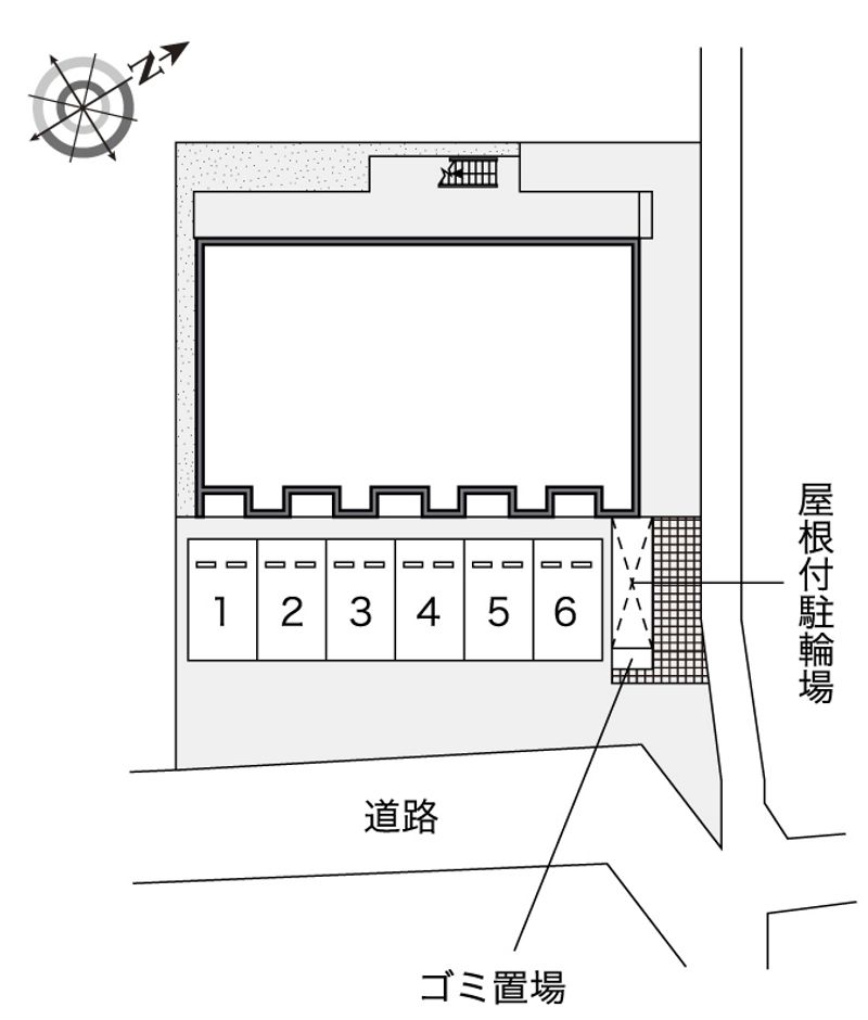 レオネクストアンソレイユＥ 配置図