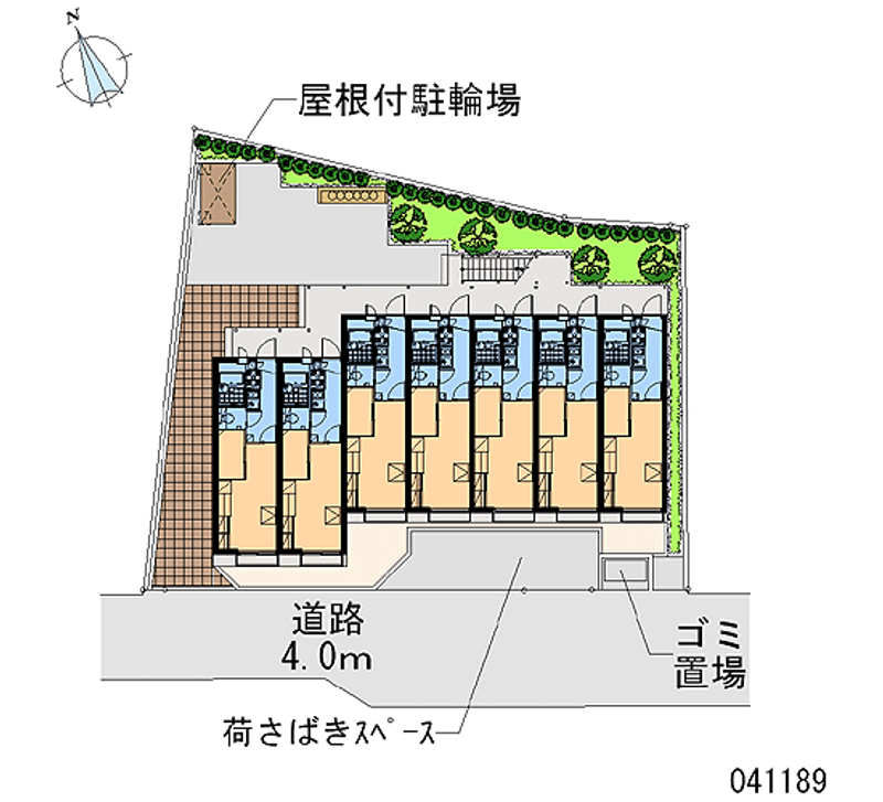 レオパレス梅花 区画図
