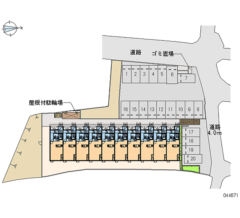 44671月租停车场