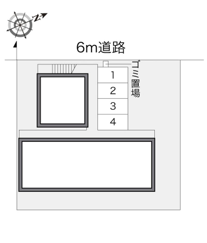 レオパレス旭 配置図