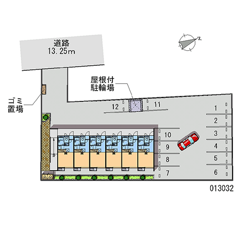 レオパレス花水木 月極駐車場