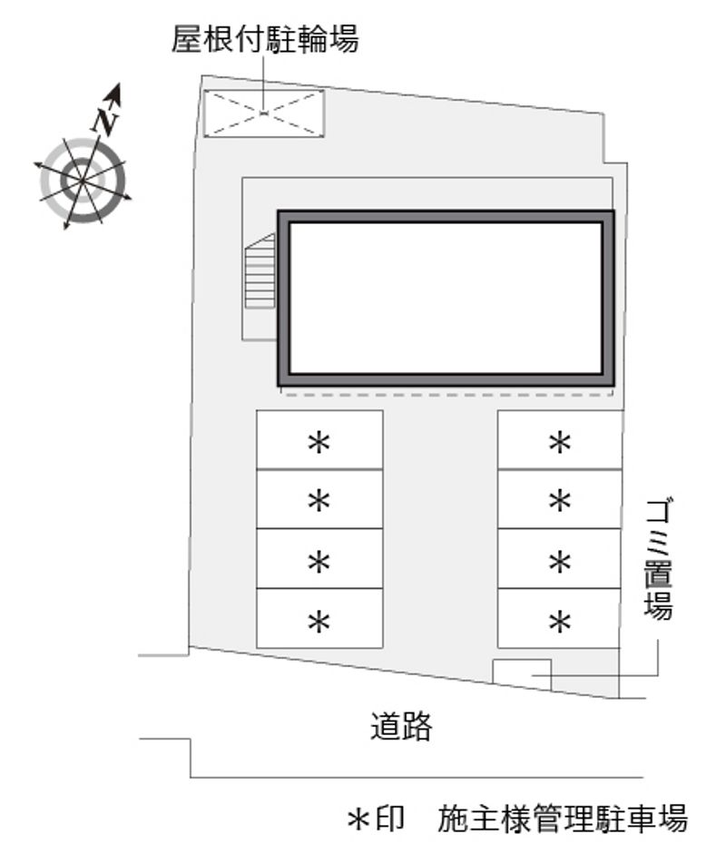 レオパレス西鶴間 配置図