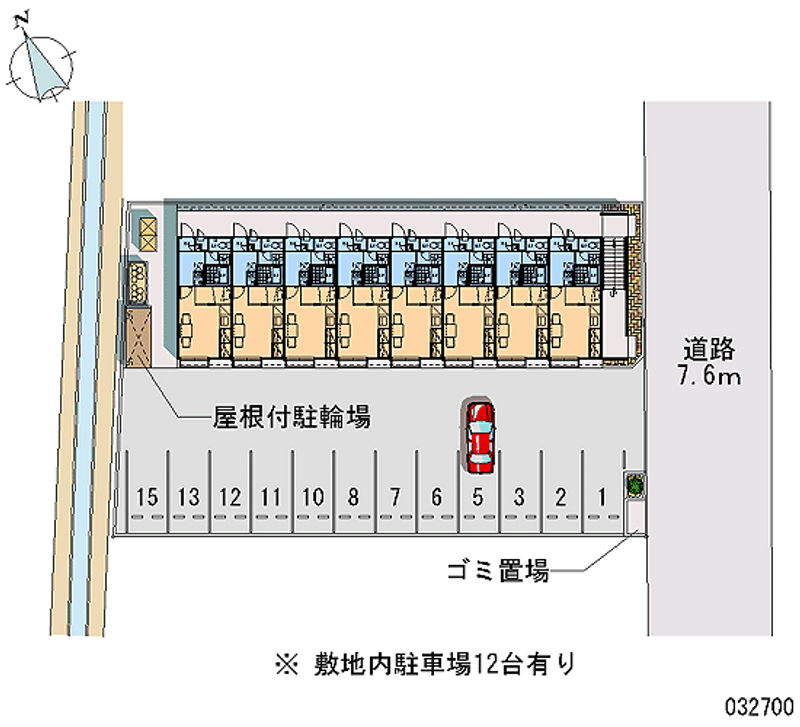 レオパレスＷｉｎｇ 月極駐車場