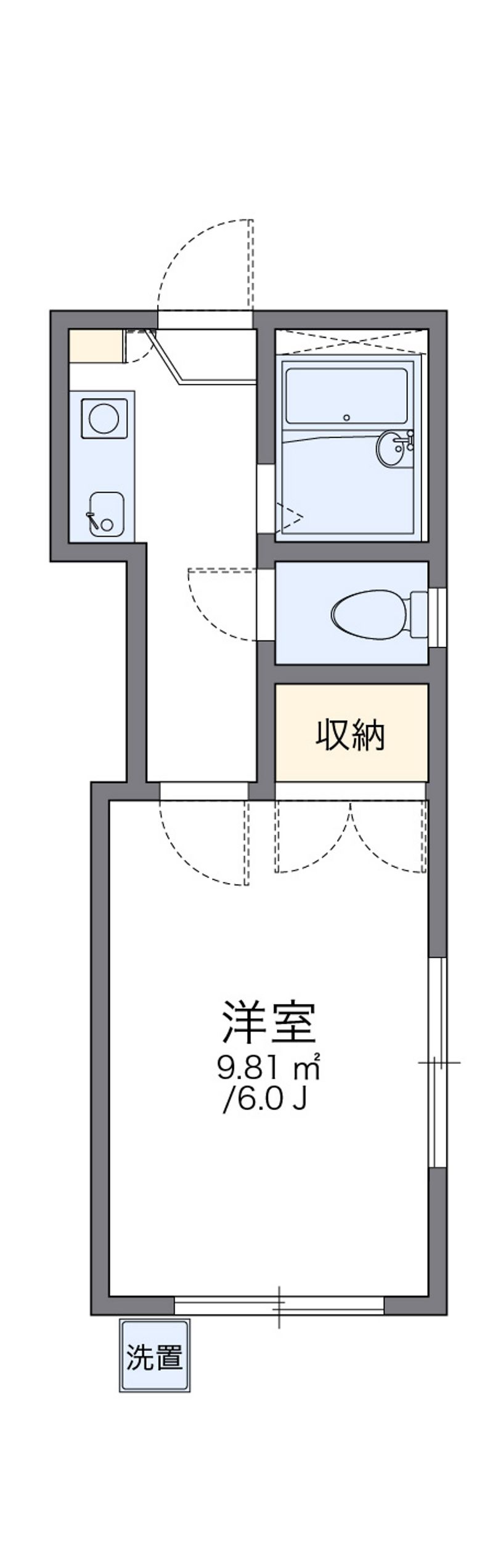 レオパレス沖野上Ｐａｒｔ２ 間取図