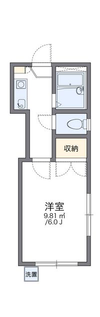 レオパレス沖野上Ｐａｒｔ２ 間取り図