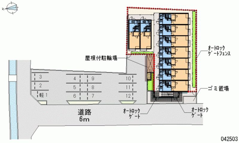 42503月租停車場