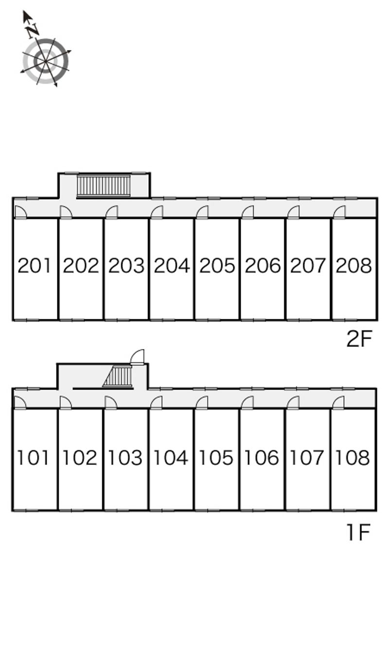 レオパレスグリーンヒル藻岩 間取配置図