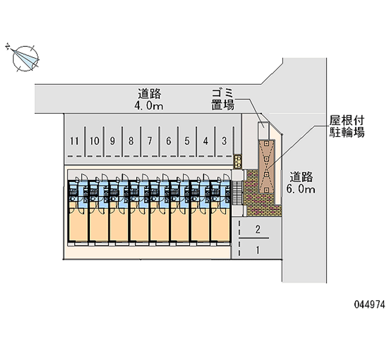 レオパレス感謝 月極駐車場