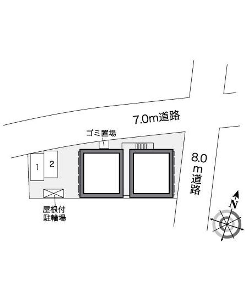 レオパレスグレイス 配置図