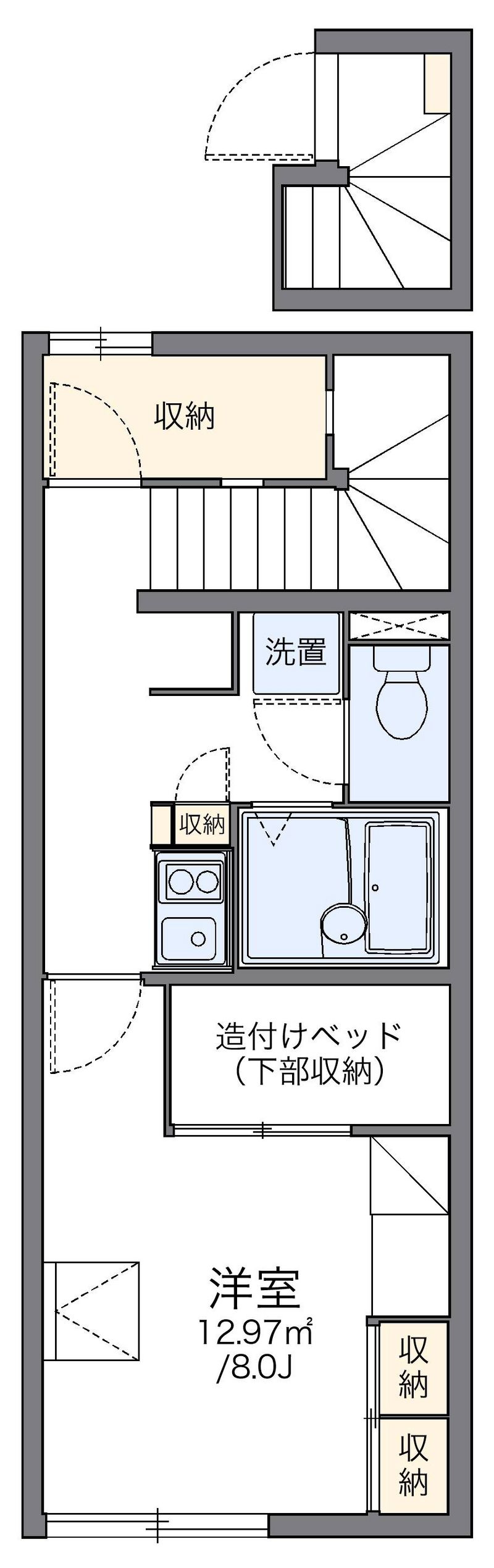レオパレス華庄 間取図