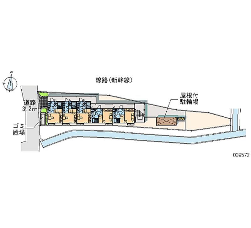 レオパレス瀬田川 区画図