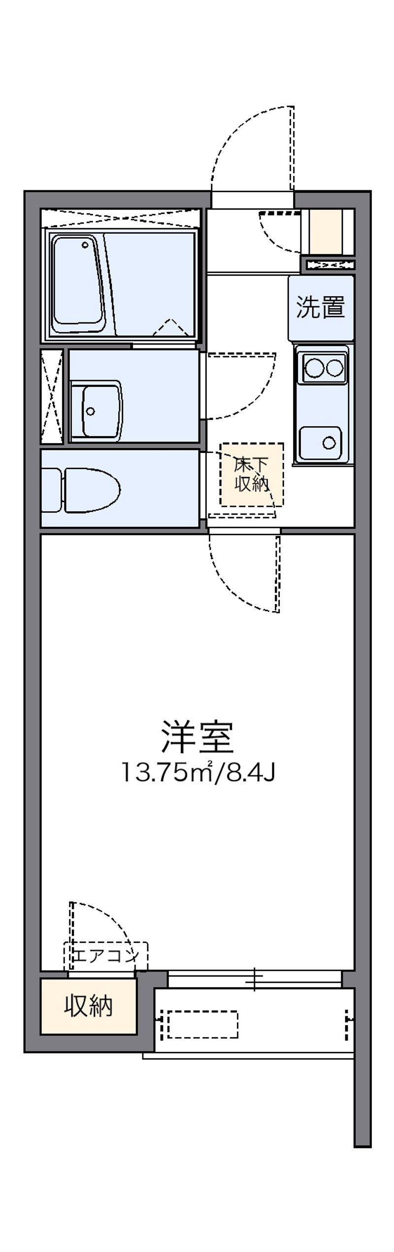 レオネクストエスポワールＴ　Ⅵ 間取図