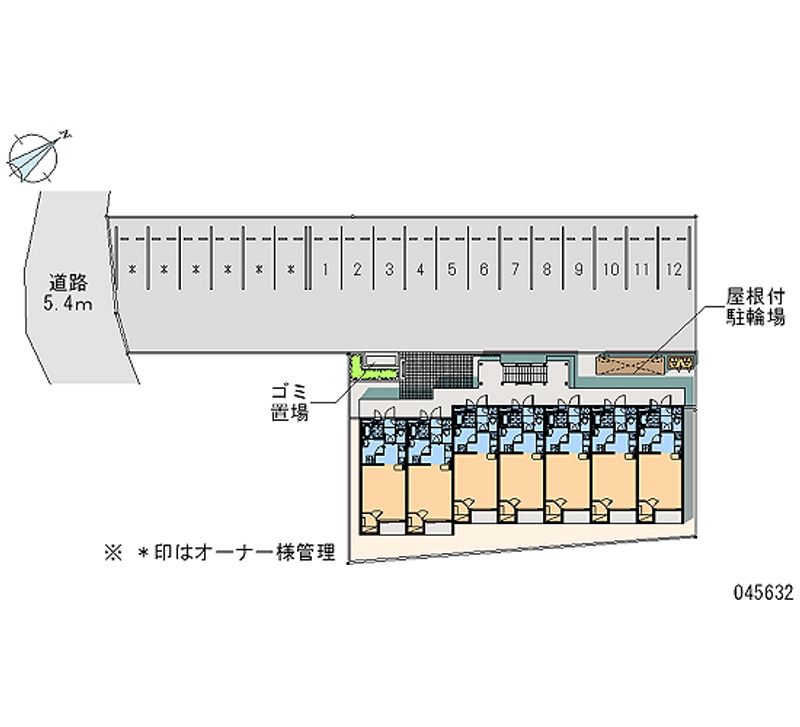 45632月租停车场