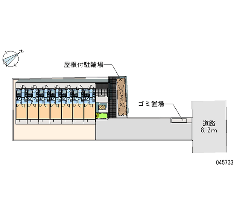 レオパレスボヌール久喜 区画図