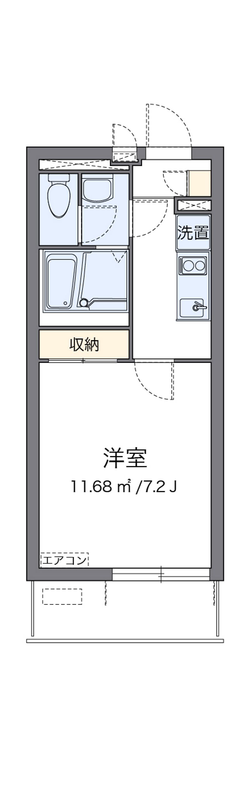 クレイノリベーラ 間取図