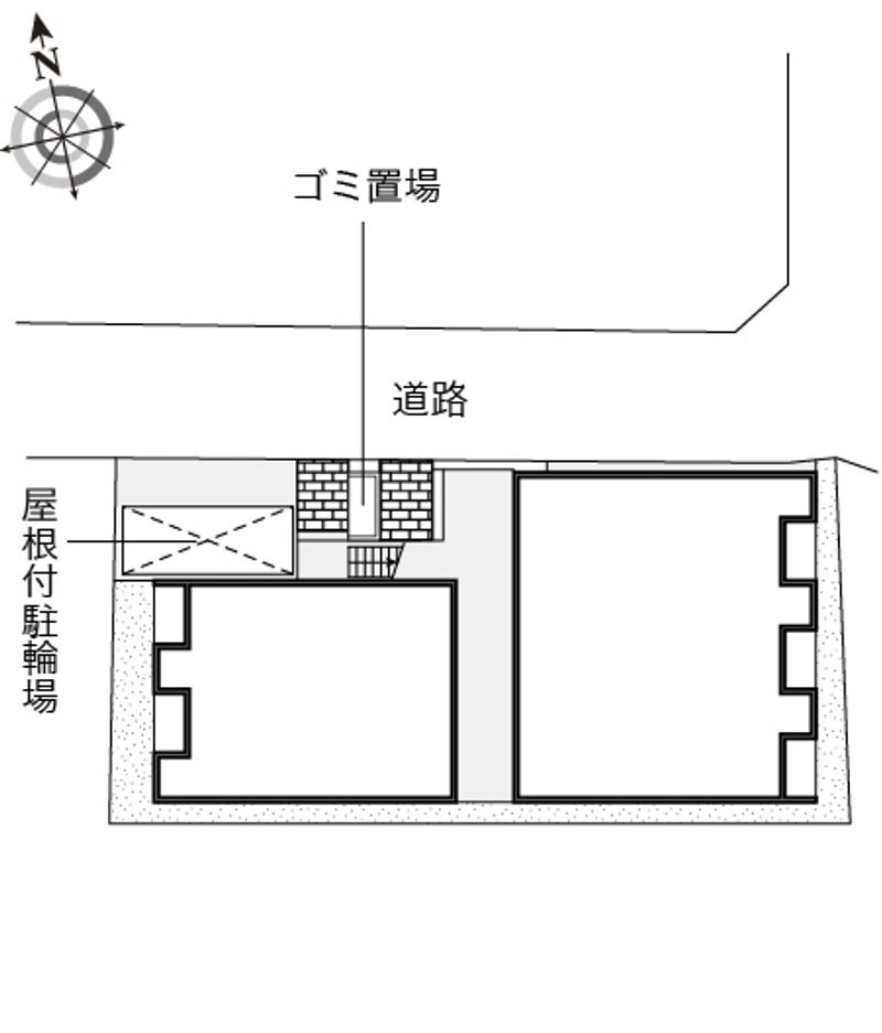 レオネクスト１８番館 配置図