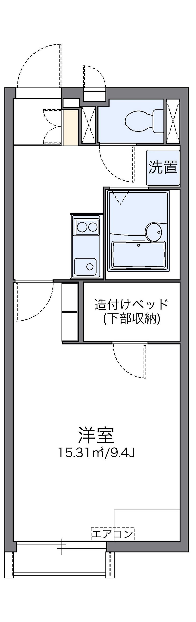 レオネクストリッフェル 間取図