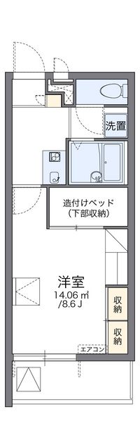 レオパレスエコー 間取り図