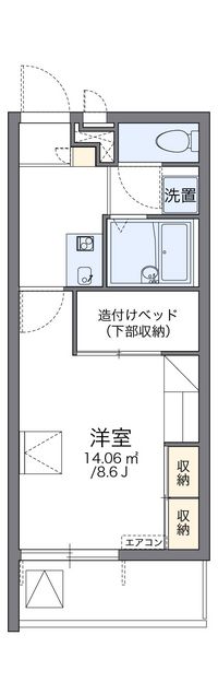 レオパレスエコー 間取図