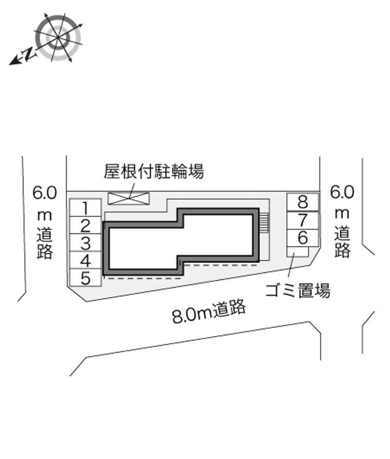 レオパレスサンファミレ 配置図